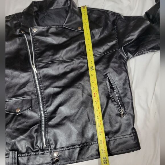 Women's faux leather jacket - Picture 7 of 10